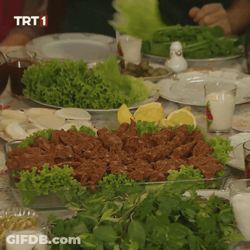 Friends Thanksgiving Sharing Food GIF