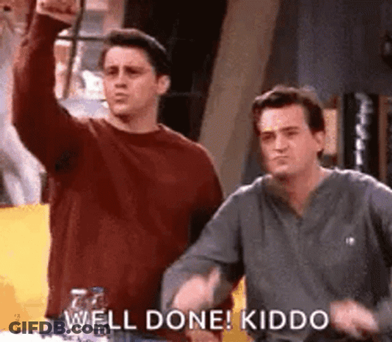 Friends Well Played Kiddo GIF