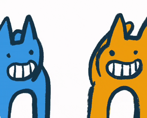 Friendship Cartoon Animation GIF