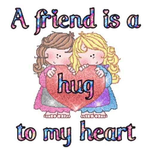 Friendship Touching Message GIF