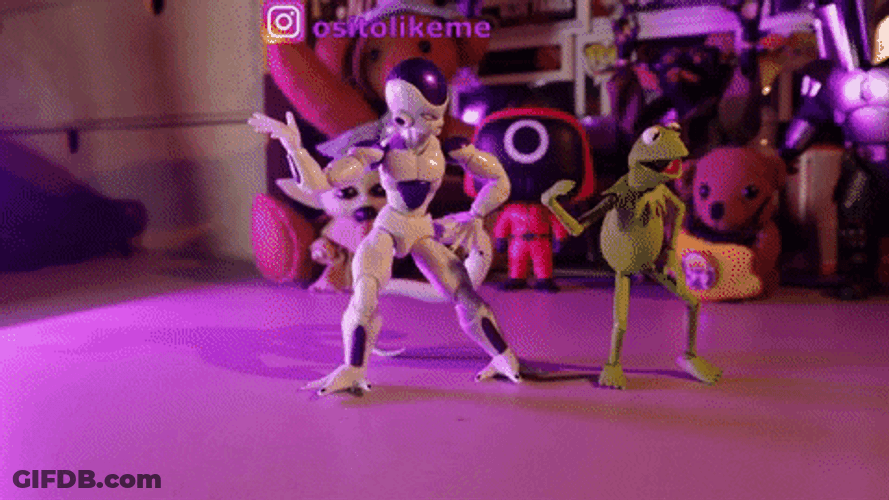 Frieza Toy Dancing GIF