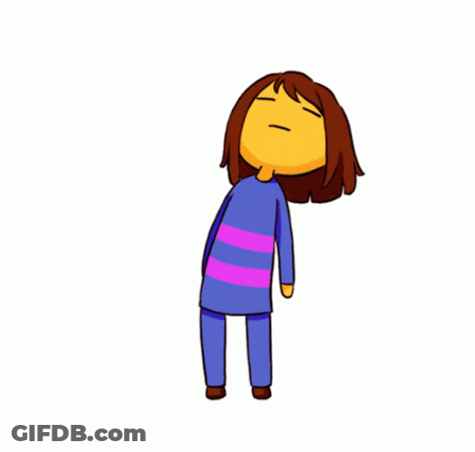 Frisk Meme Head Spinning GIF