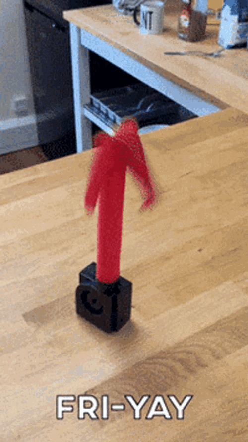Friyay Celebrate Mood Balloon Dance GIF