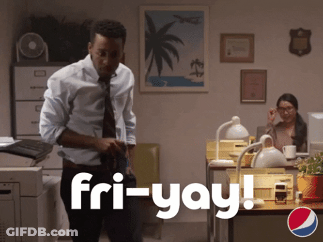 Friyay Feeling Mood Dance Office Work GIF