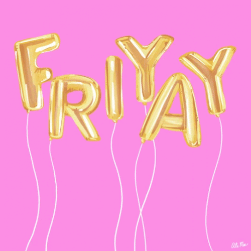 Friyay Yay Meme Balloon GIF