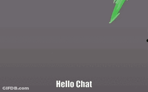 Frog Cartoon Saying Hello Chat GIF