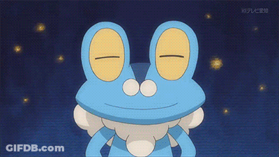 Frog Covering Eyes With Foreign Language GIF