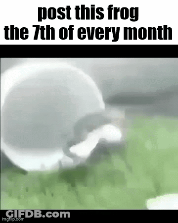 Frog Crawling On Green Surface GIF