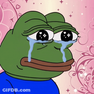 Frog Crying Tears GIF