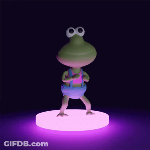 Frog Dancing Bookworm Toy Story 3 GIF