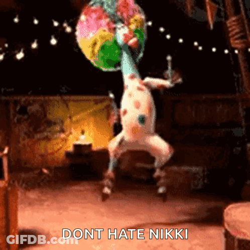 Frog Dancing Dont Hate Nikki GIF