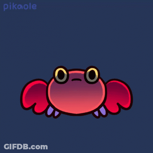 Frog Drawing With Pikaole Text GIF