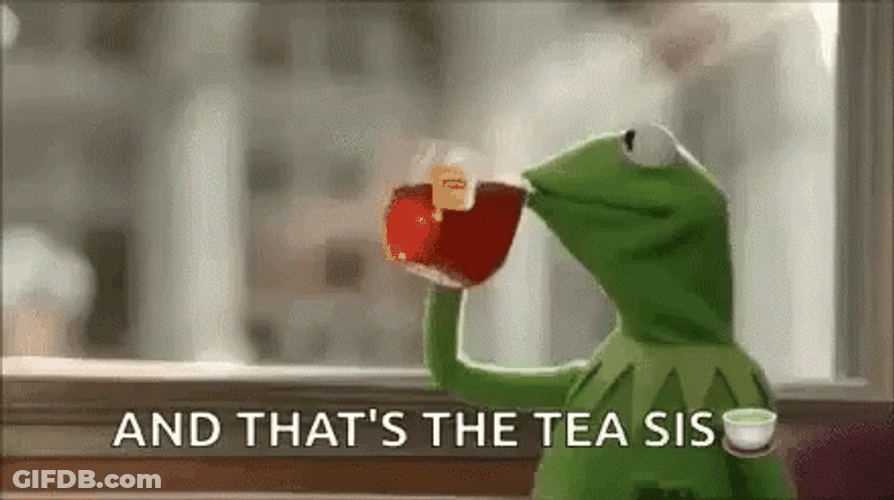 Frog Drinking Twisted Tea GIF