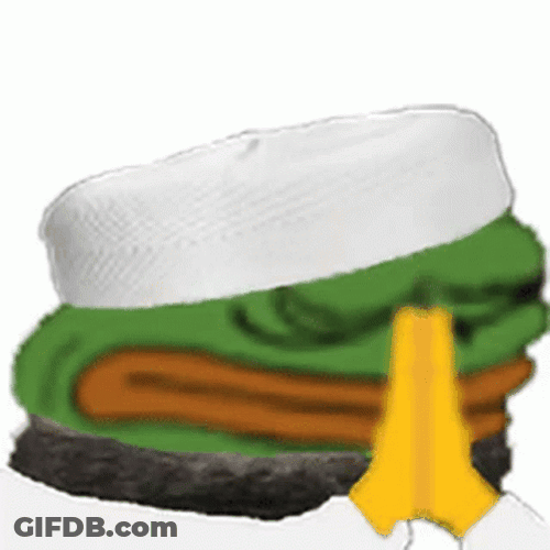 Frog Emoji Pray GIF
