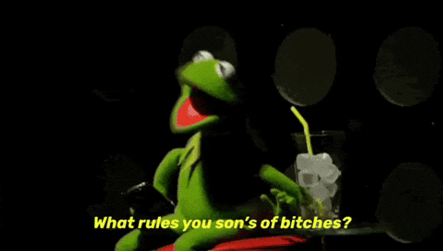 Frog Kermit Falling Off Building GIF