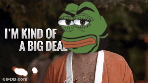 Frog Saying I'm Kind Of A Big Deal GIF