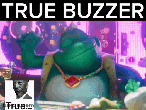 Frog Saying True Buzzer GIF