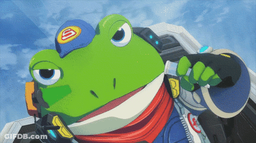Frog Wearing Blue Hat With S GIF