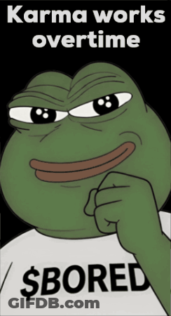 Frog Wearing Shirt Saying $ Bored GIF