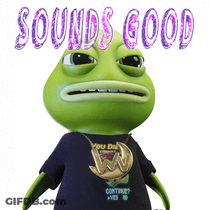 Frog Wearing You Did It Shirt GIF