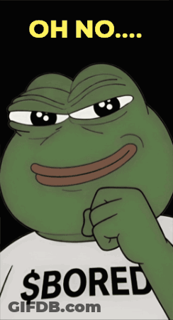Frog With $ Bored Shirt GIF