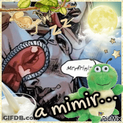 Frog With Mr. Frin Speech Bubble GIF
