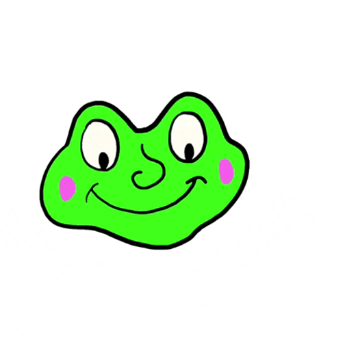 Froggy Big Kiss Heart GIF