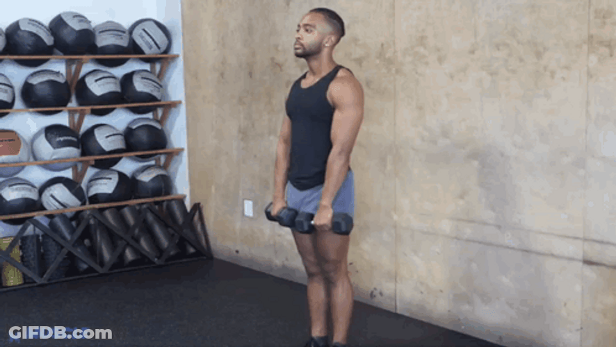Front Arm Lateral Raises GIF