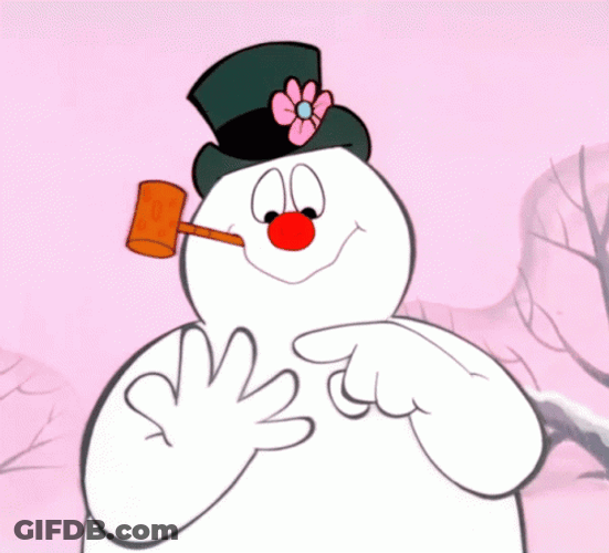 Frosty The Snowman Counting Finger GIF