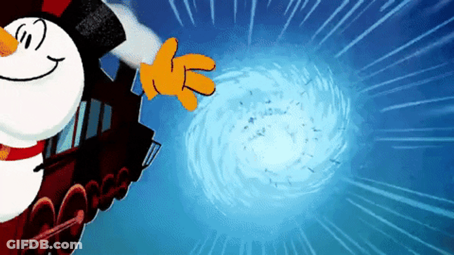 Frosty The Snowman Hand Waving GIF