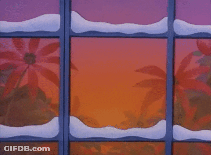 Frosty The Snowman Looking Outside GIF