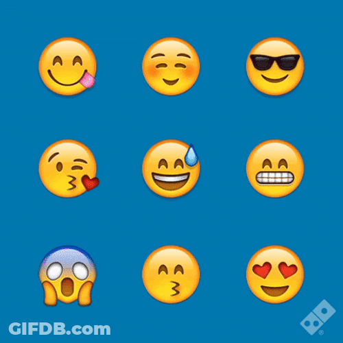 Frown Face Nerd Emoji Meme GIF