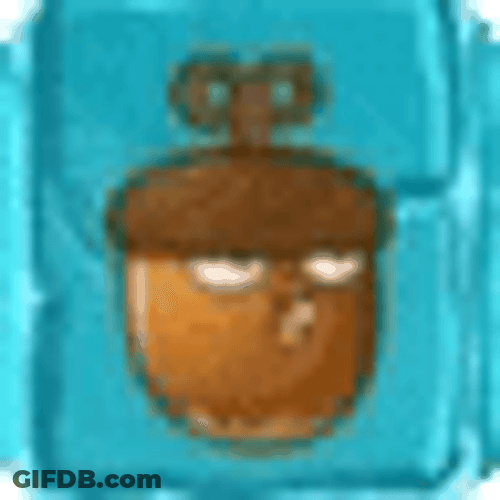 Frozen Acorn Rolling Eyes GIF