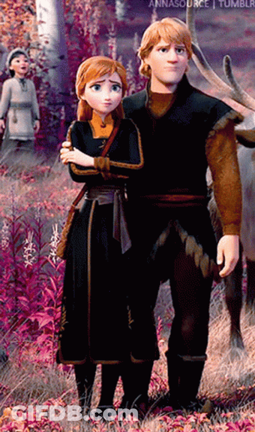 Frozen Anna And Kristoff GIF