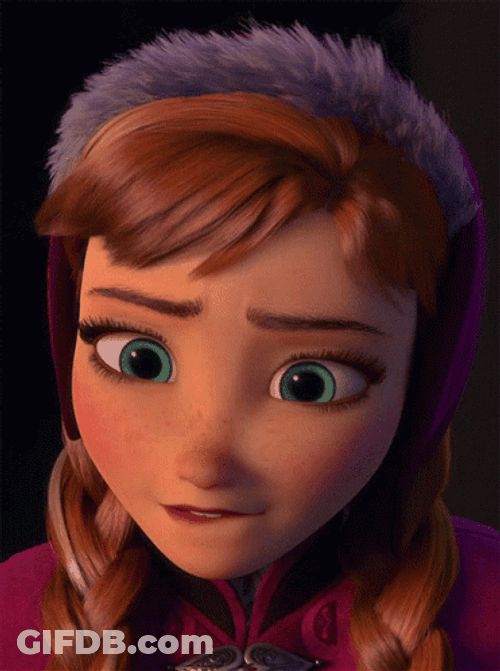 Frozen Anna Wind Blowing GIF