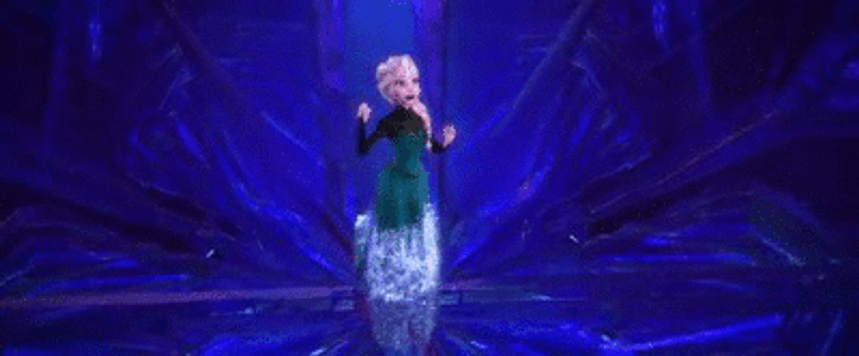 Frozen Elsa Change Outfit GIF