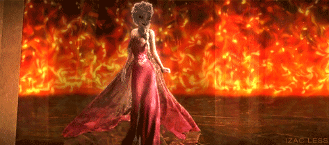 Frozen Elsa Fire GIF