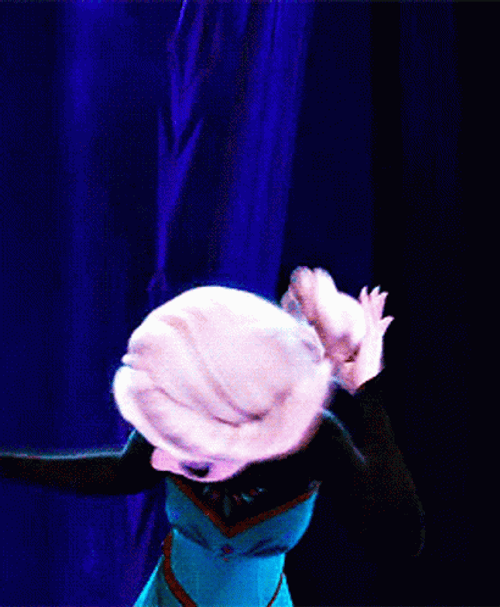 Frozen Elsa Singing Confidently GIF