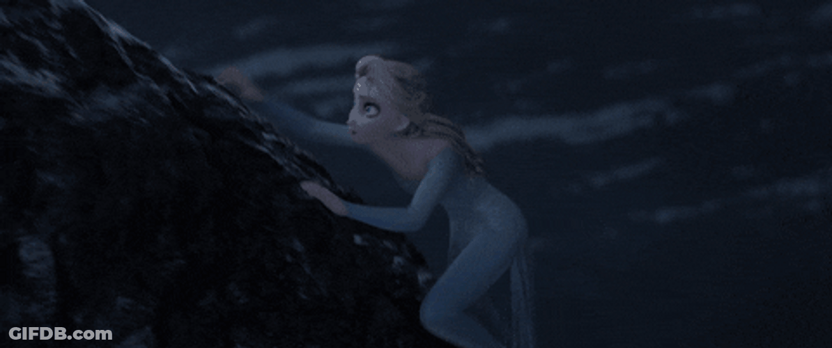 Frozen Elsa Water Slide GIF