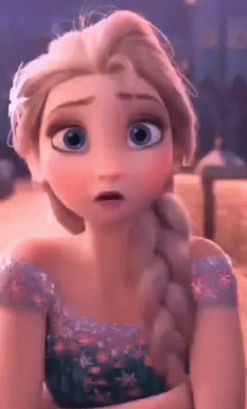 Frozen Elsa Wow GIF
