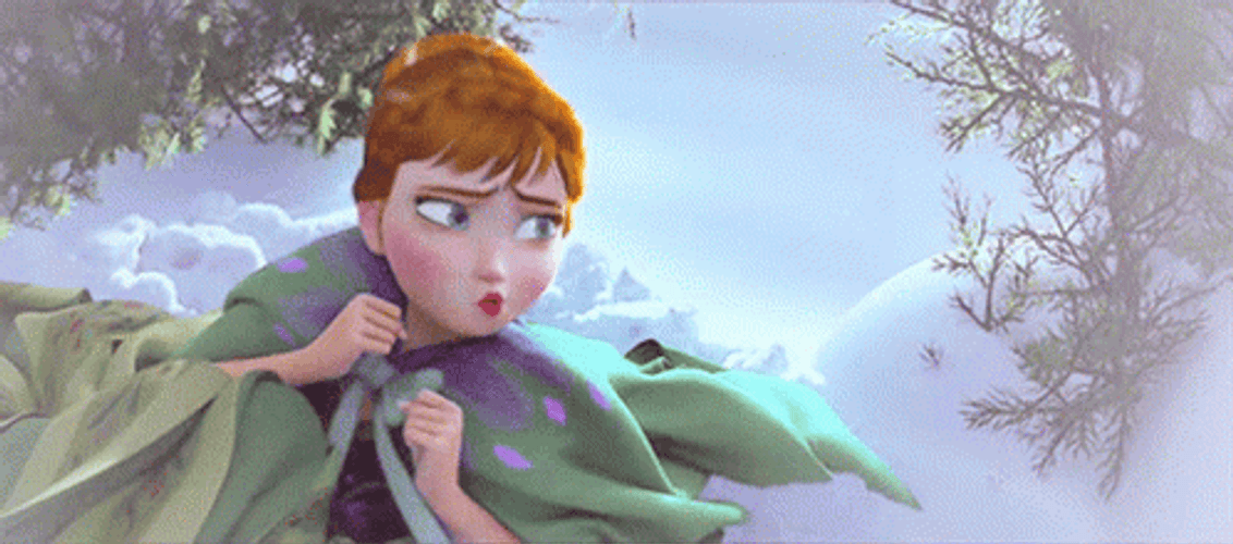 Frozen Princess Anna Freezing GIF