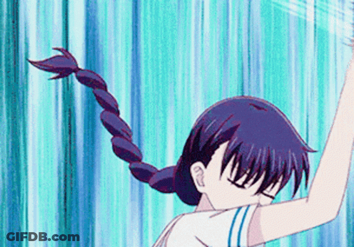 Fruits Basket Saki Hanajima Doing Her Card Trick GIF