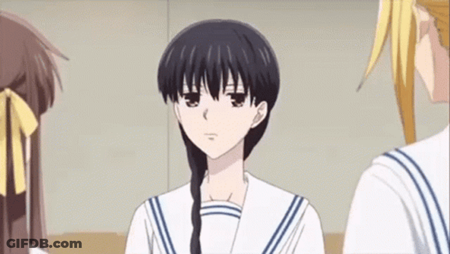 Fruits Basket Saki Hanajima Free As Birds GIF