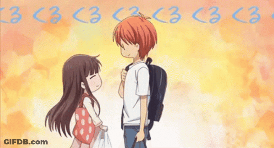Fruits Basket Tohru Honda Running Around Kyo Soma GIF
