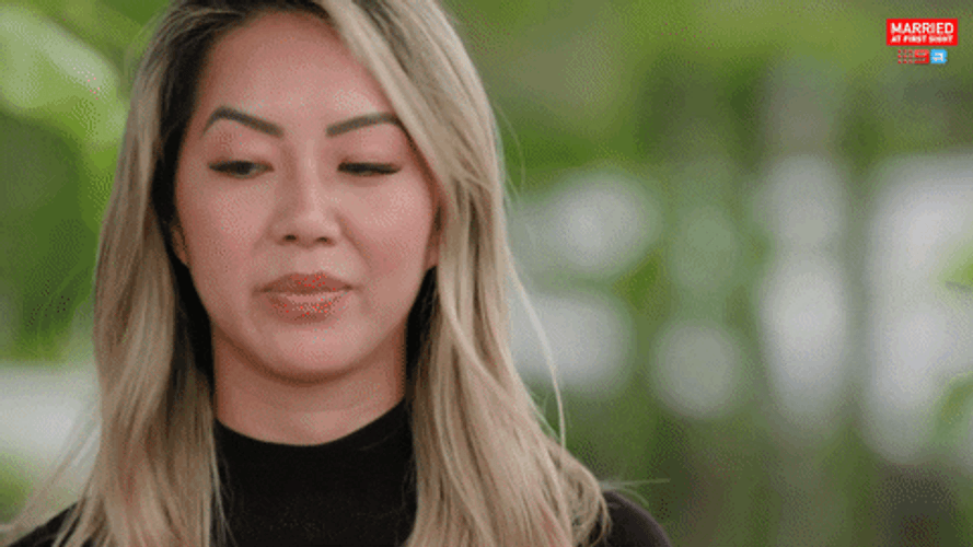 Frustrated Asian Lady Walk Off GIF