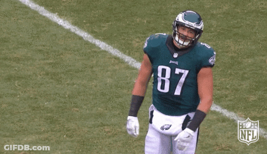 Frustrated Brent Celek Hands On Hips GIF