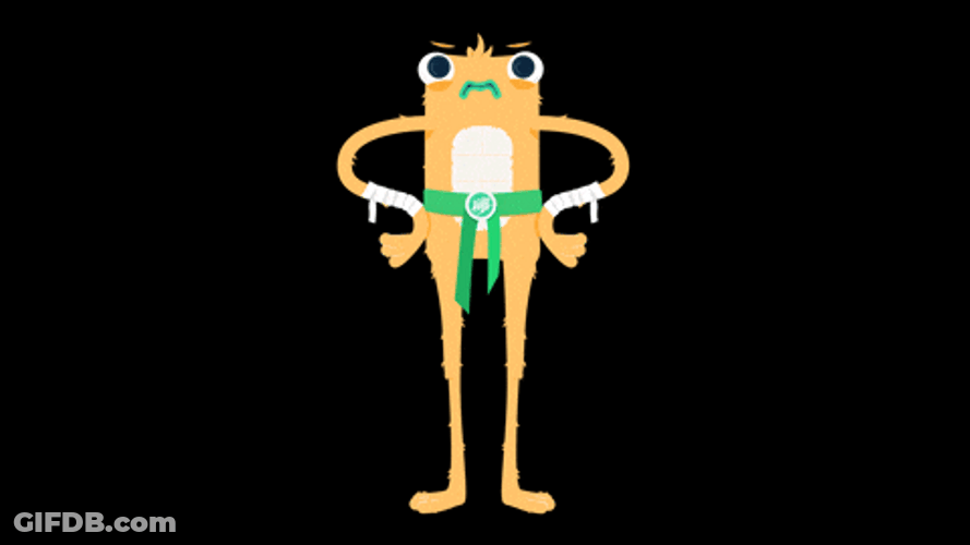 Frustrated Cartoon Frog Hands On Hips GIF