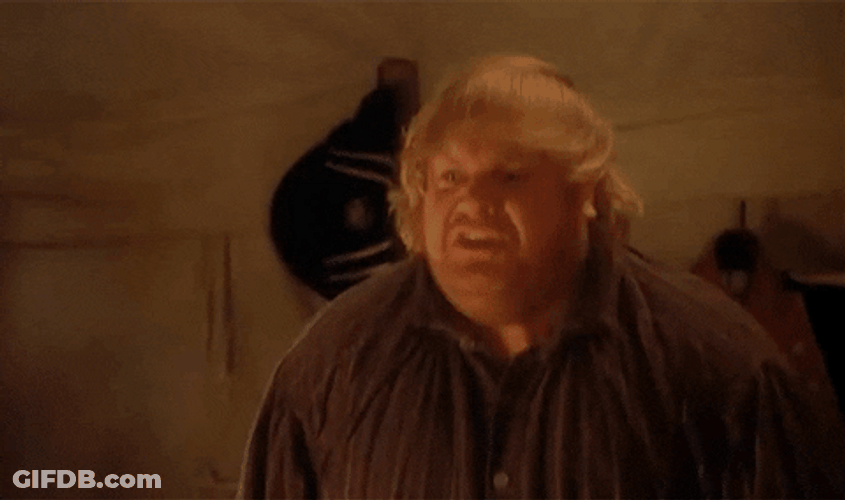 Frustrated Chris Farley No More GIF