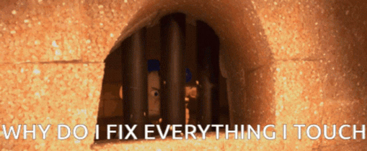 Frustrated Fix It Felix GIF