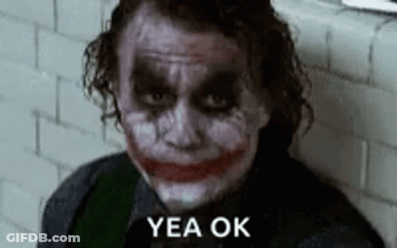 Frustrated Joker Well Ok GIF